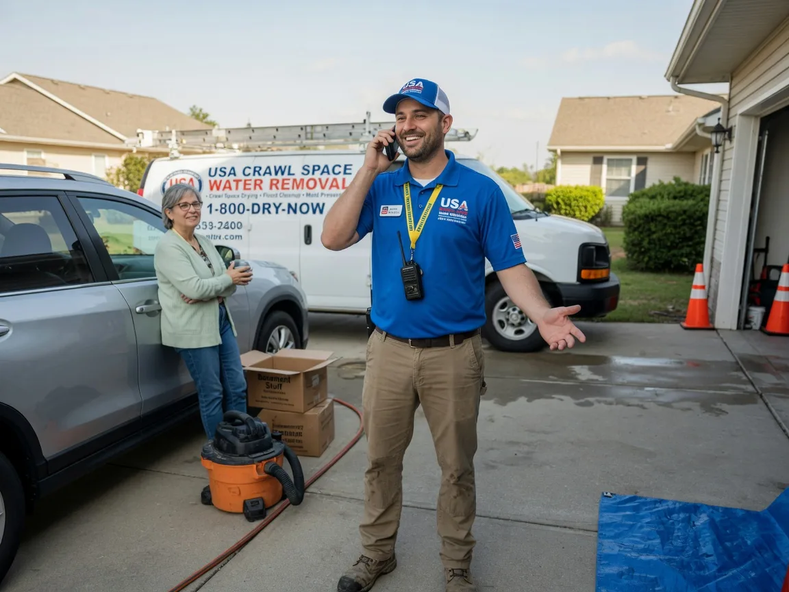 Crawl Space Water Removal Dinwiddie, VA FAQs